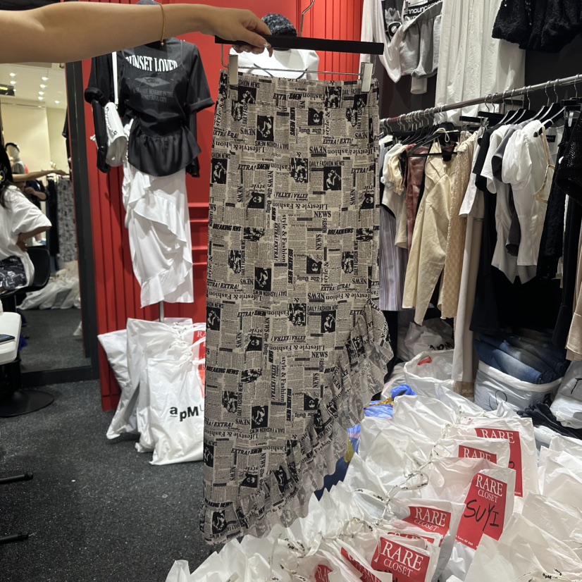 RARE CLOSET東大門㊣實拍女裝新款人氣休閑真品推薦時尚長裙RARE CLOSET長裙圖色2