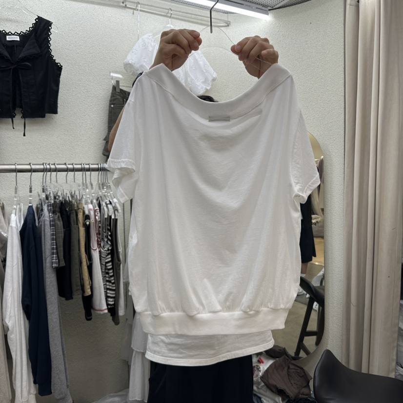 MAGOT東大門㊣直郵女士新品休閑真品推薦人氣職業時尚25春夏T恤IIIΛGOT/MAGOTT恤