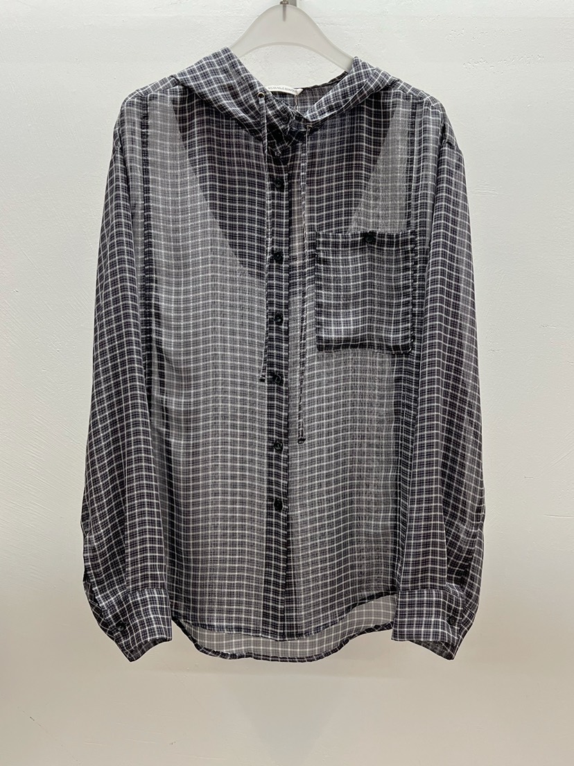 WEARABLE-L東大門㊣代購女士新品人氣25春夏職業襯衫蕾絲衫WEARABLE襯衫/蕾絲衫圖色3