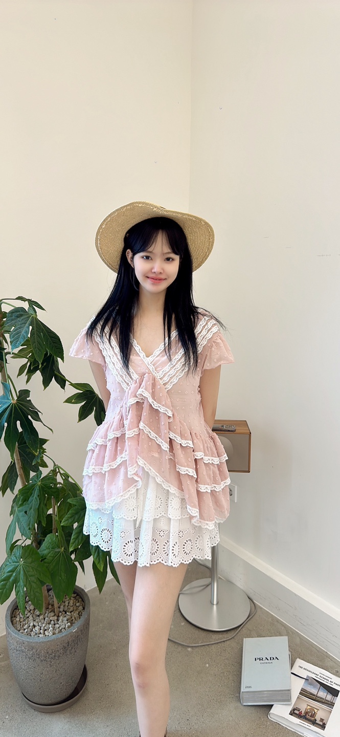 YARD東大門㊣實拍女裝新品真品人氣熱賣25春夏襯衫蕾絲衫雪紡YARD襯衫/蕾絲衫