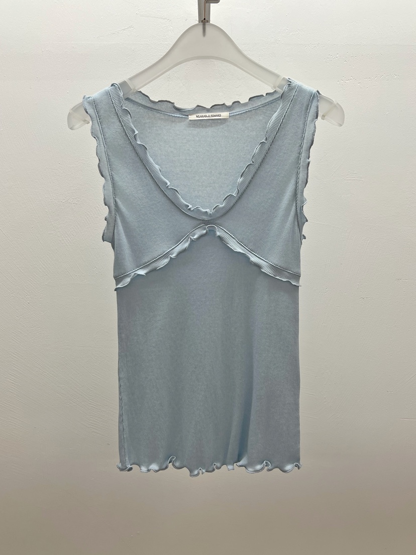 WEARABLE-L東大門㊣實拍女士新款推薦休閑熱賣25春夏吊帶背心WEARABLE吊帶/背心圖色2