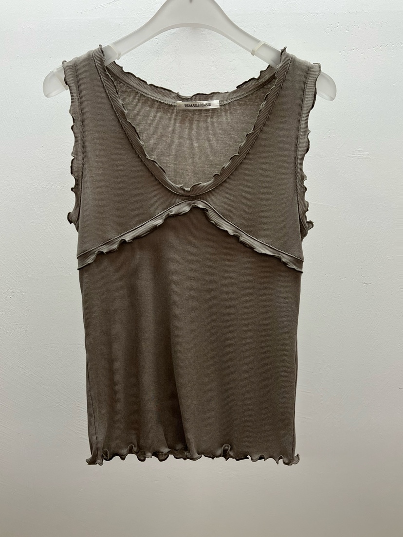 WEARABLE-L東大門㊣實拍女士新款推薦休閑熱賣25春夏吊帶背心WEARABLE吊帶/背心圖色3