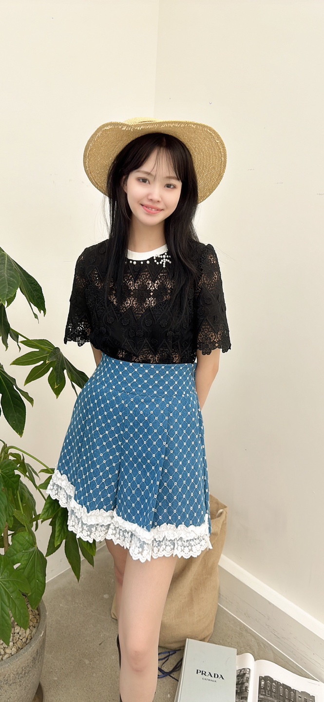 YARD東大門㊣代購女士新品職業真品25春夏休閑人氣襯衫蕾絲衫YARD襯衫/蕾絲衫