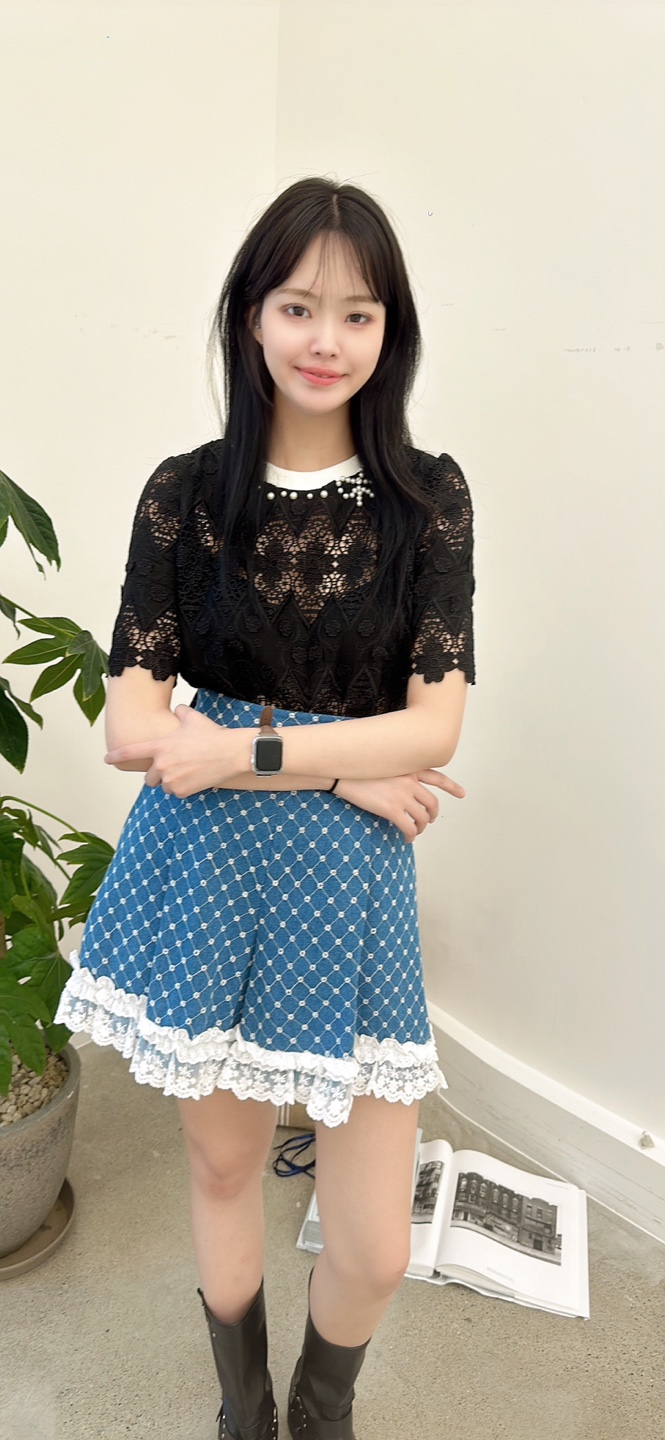 YARD東大門㊣代購女士新品職業真品25春夏休閑人氣襯衫蕾絲衫YARD襯衫/蕾絲衫