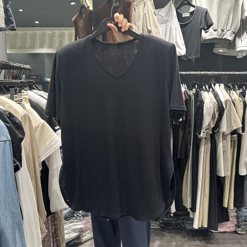 STAR-L東大門㊣直郵女士新品真品推薦職業人氣熱賣T恤亞麻布STAR-LT恤