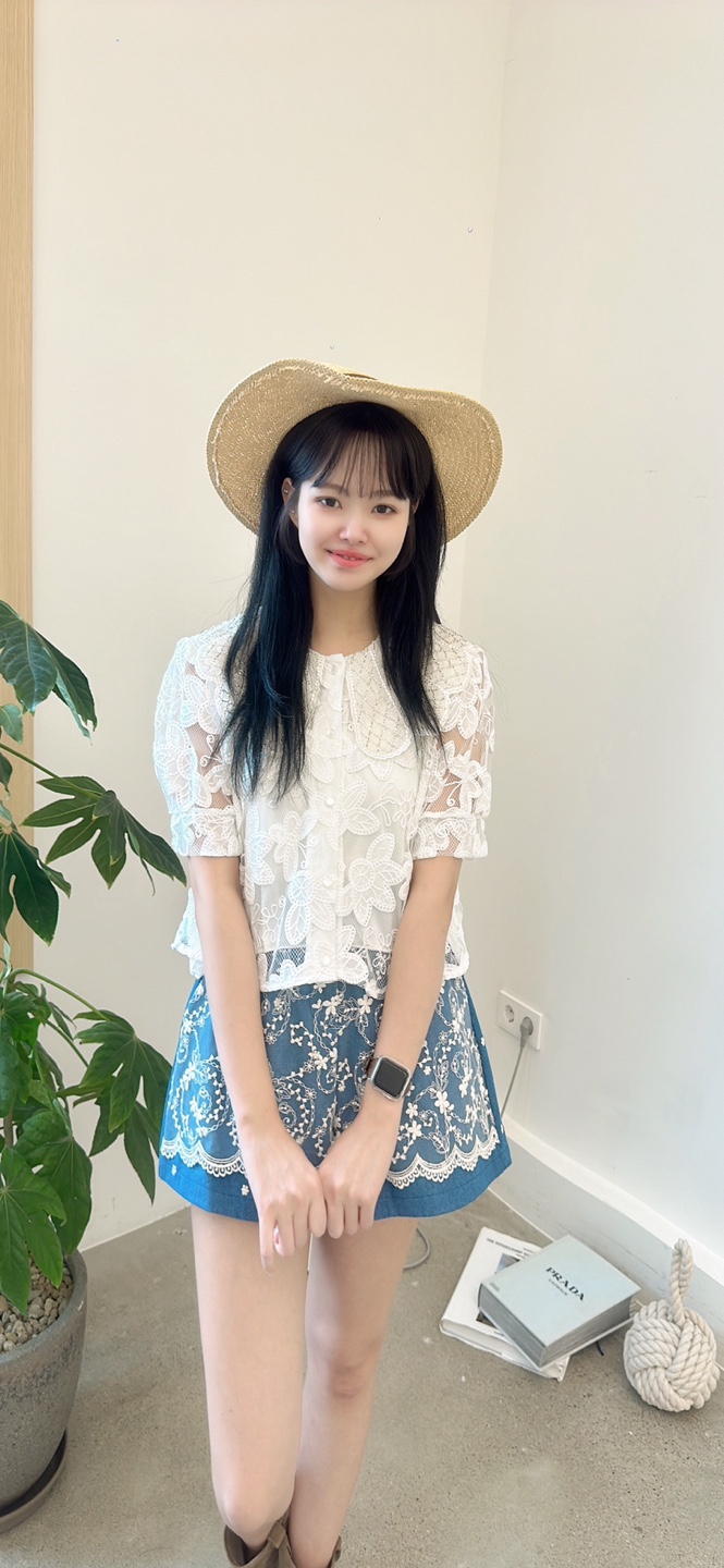 YARD東大門㊣直郵女裝新品25春夏真品推薦時尚休閑襯衫蕾絲衫YARD襯衫/蕾絲衫