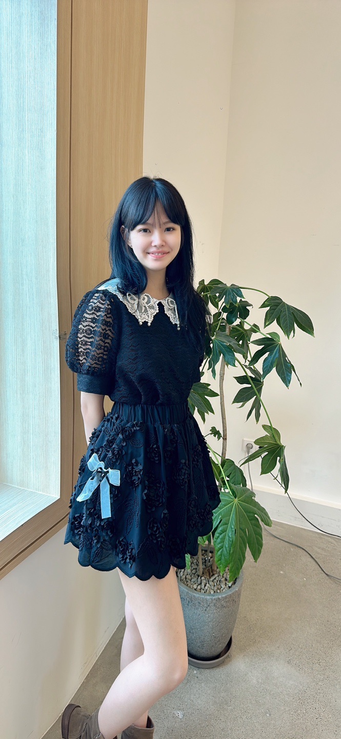 YARD東大門㊣代購女士新款休閑職業熱賣真品時尚25春夏短裙刺繡YARD短裙