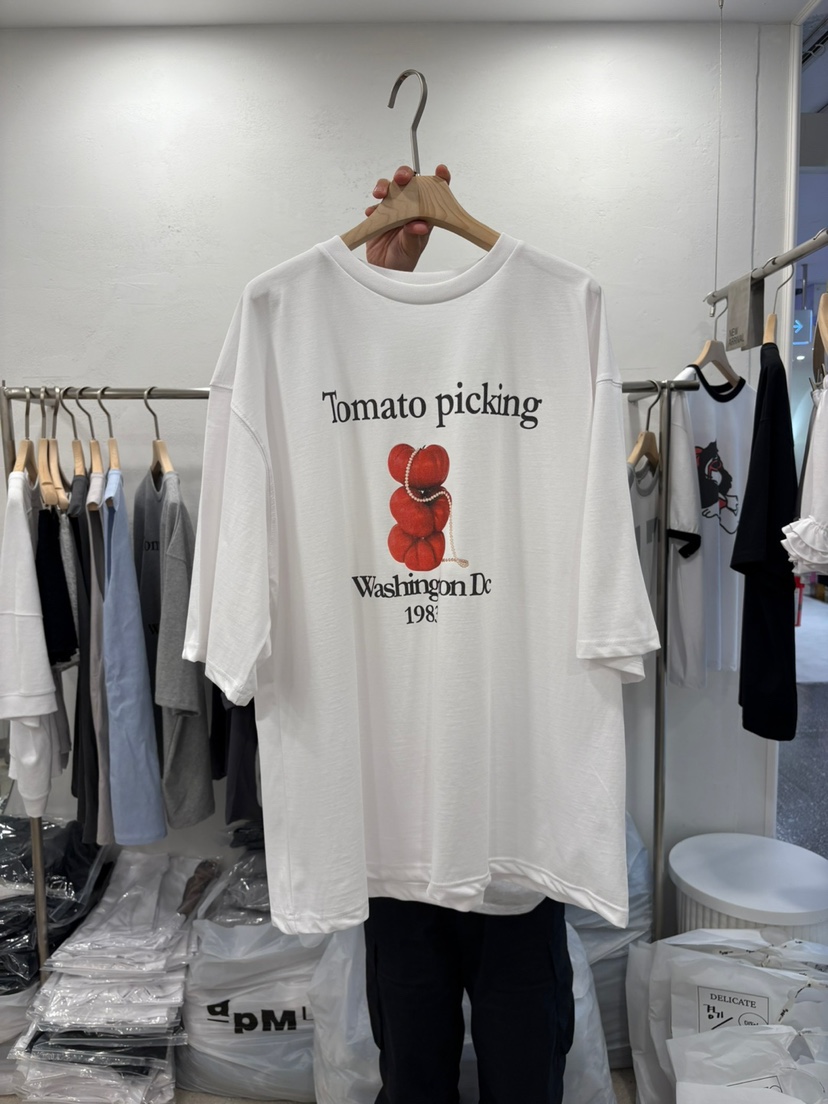 DELICATE東大門㊣實拍女士新款時尚25春夏職業休閑真品推薦T恤DELICATET恤