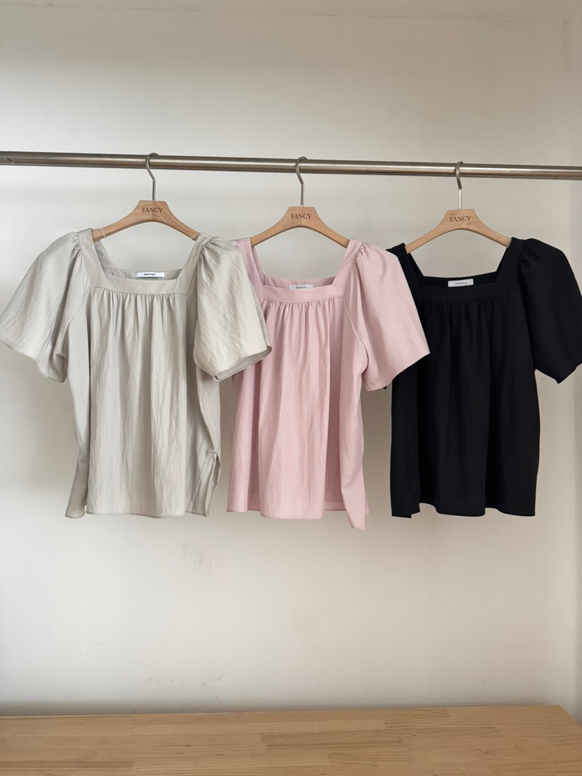 FANCY東大門㊣實拍女士新款人氣真品25春夏職業推薦襯衫蕾絲衫FANCY/Something襯衫/蕾絲衫