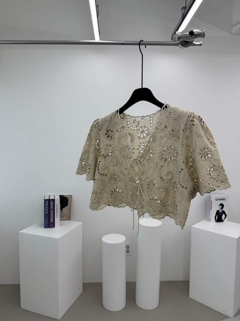 RED-A東大門㊣代購女士新品休閑人氣真品襯衫蕾絲衫刺繡開衫RED-A襯衫/蕾絲衫圖色3