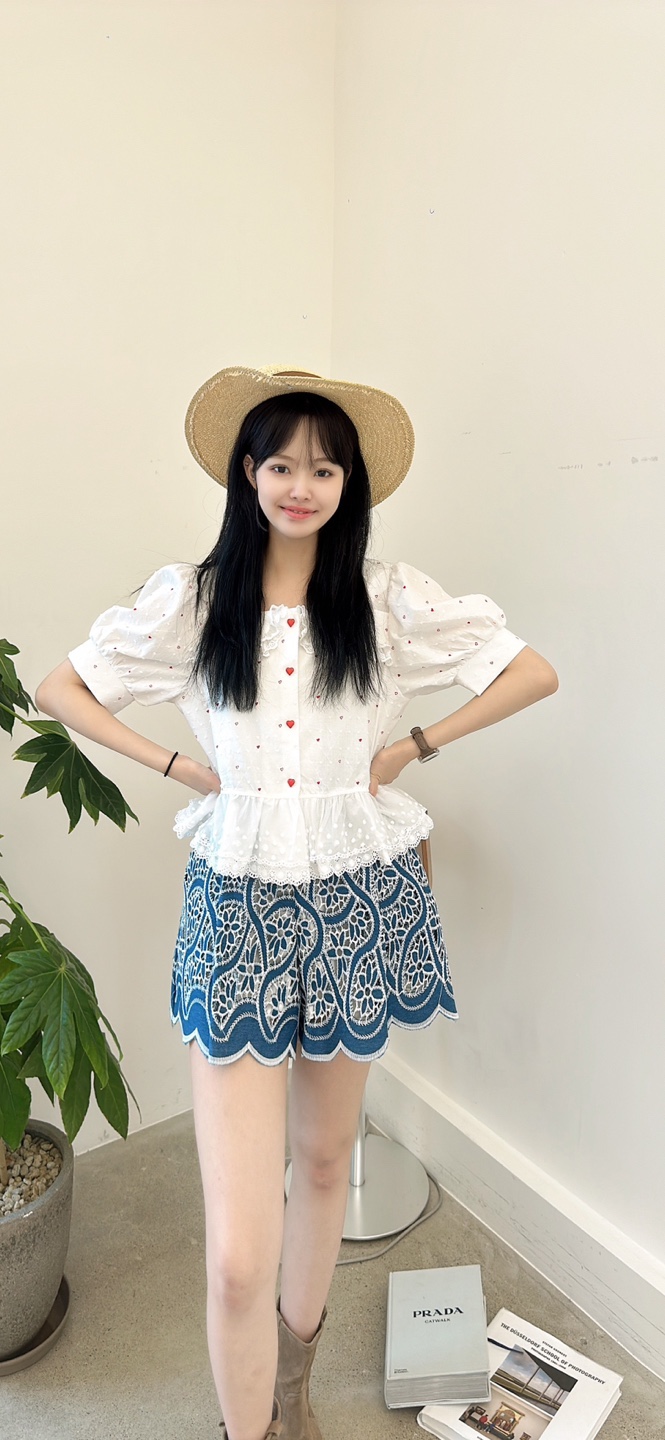 YARD東大門㊣代購女士新款休閑熱賣25春夏職業推薦襯衫蕾絲衫YARD襯衫/蕾絲衫