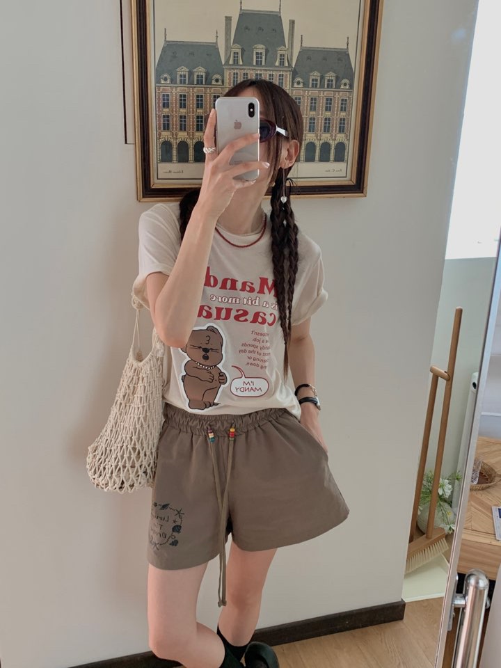 MORE THAN-P韓國直郵㊣女士新品職業人氣時尚熱賣推薦短褲MORE THAN短褲