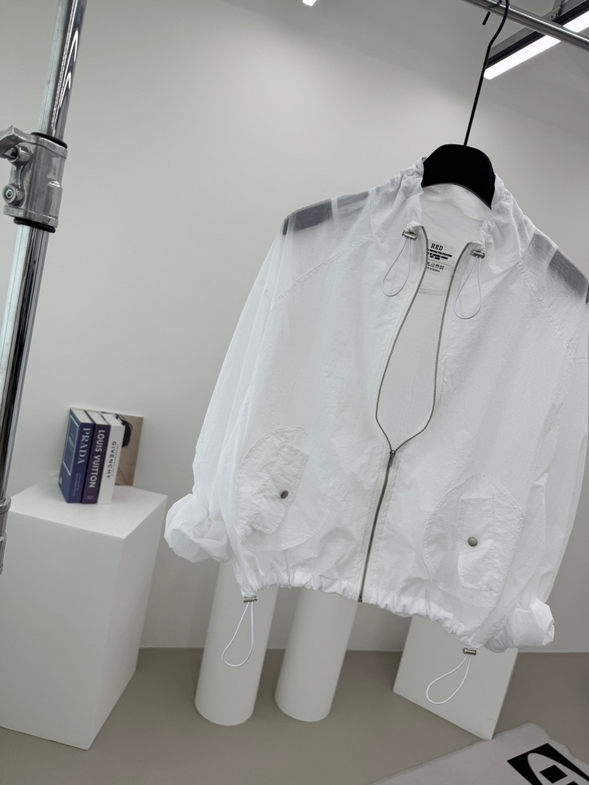 RED-A東大門㊣直郵女士新品熱賣25春夏推薦休閑時尚夾克透明RED-A夾克