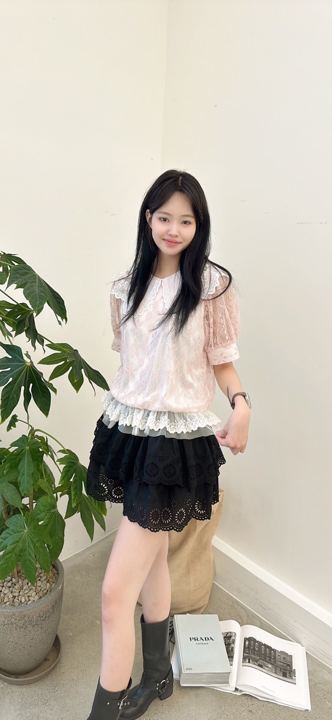 YARD東大門㊣直郵女士新款人氣25春夏推薦職業休閑襯衫蕾絲衫YARD襯衫/蕾絲衫