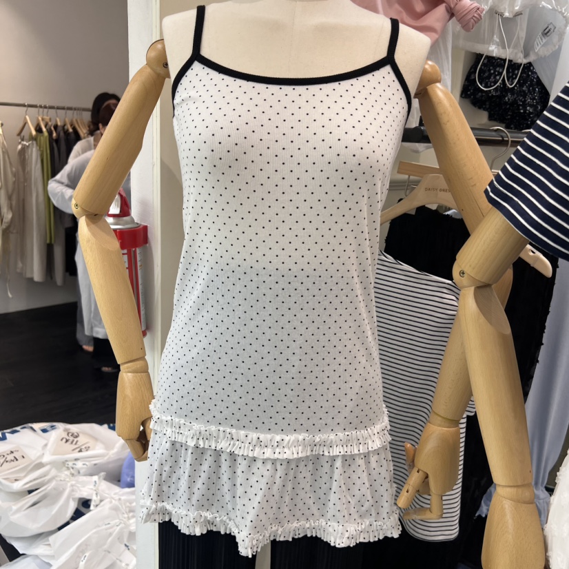 DAISY DRESS韓國代購㊣女士新品人氣休閑熱賣時尚吊帶背心DAISY DRESS吊帶/背心