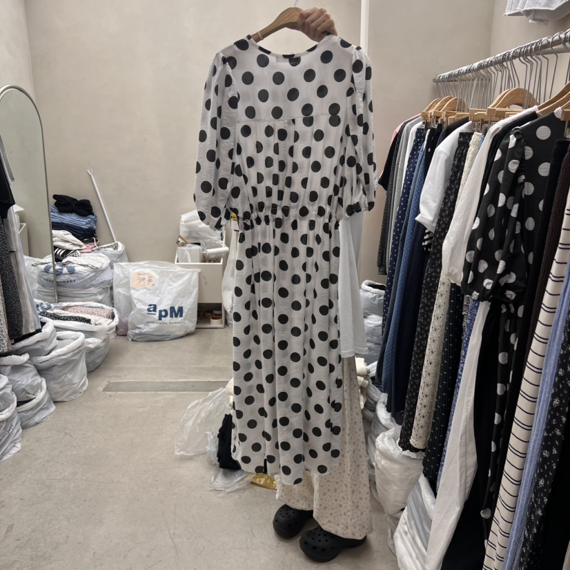 BREEZE東大門㊣實拍女士新品時尚25春夏推薦真品職業連衣裙BREEZE連衣裙