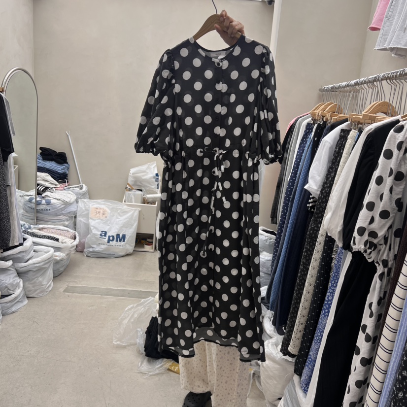 BREEZE東大門㊣實拍女士新品時尚25春夏推薦真品職業連衣裙BREEZE連衣裙圖色2