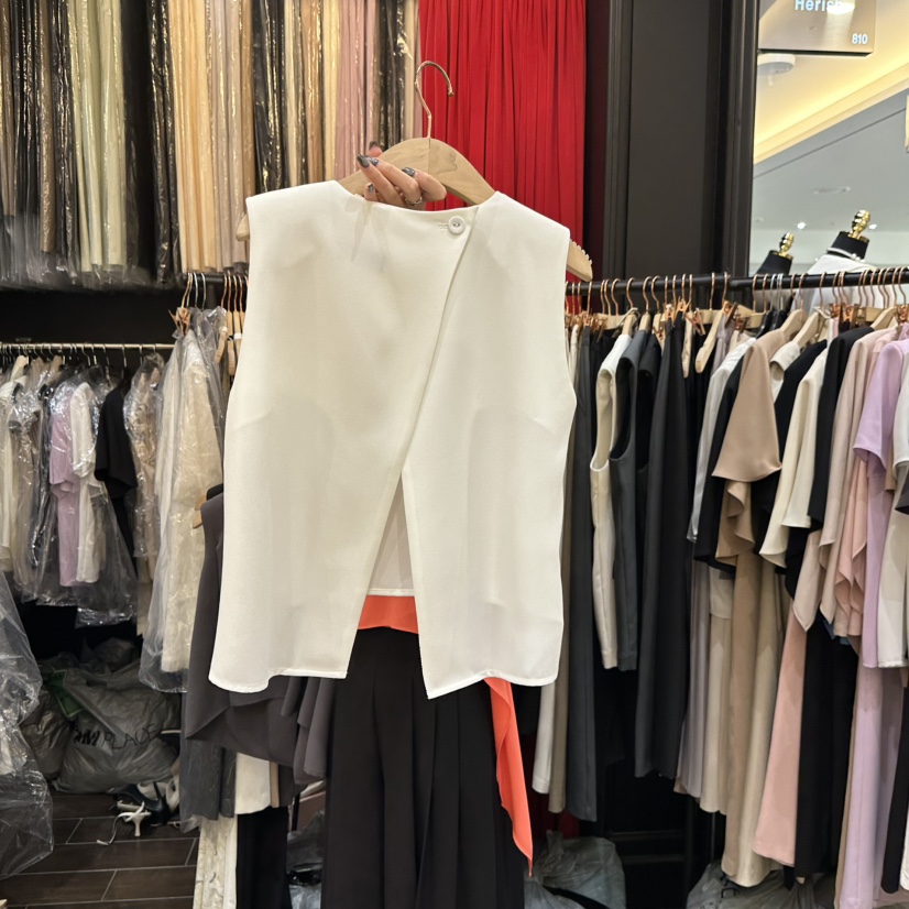 HERISH-HAUTE東大門㊣直郵女裝新款真品熱賣25春夏吊帶背心HERISH-HAUTE吊帶/背心
