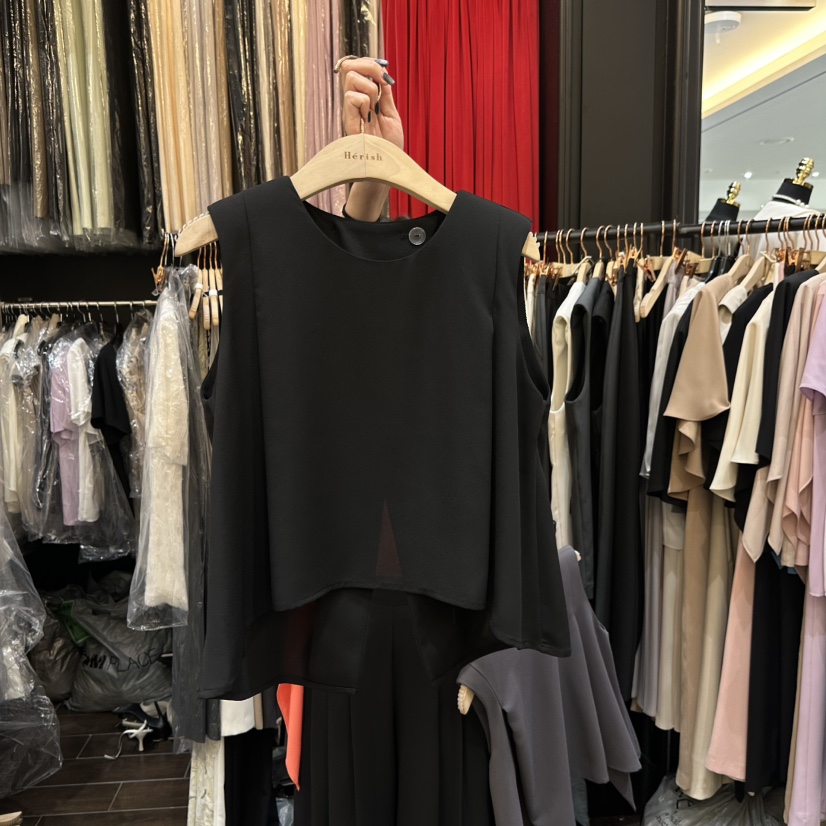 HERISH-HAUTE東大門㊣直郵女裝新款真品熱賣25春夏吊帶背心HERISH-HAUTE吊帶/背心圖色2