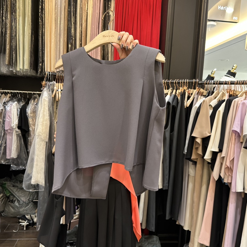 HERISH-HAUTE東大門㊣直郵女裝新款真品熱賣25春夏吊帶背心HERISH-HAUTE吊帶/背心圖色3