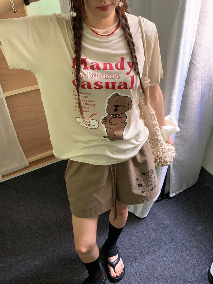 MORE THAN-P韓國直郵㊣女士新品真品時尚人氣25春夏推薦T恤MORE THANT恤