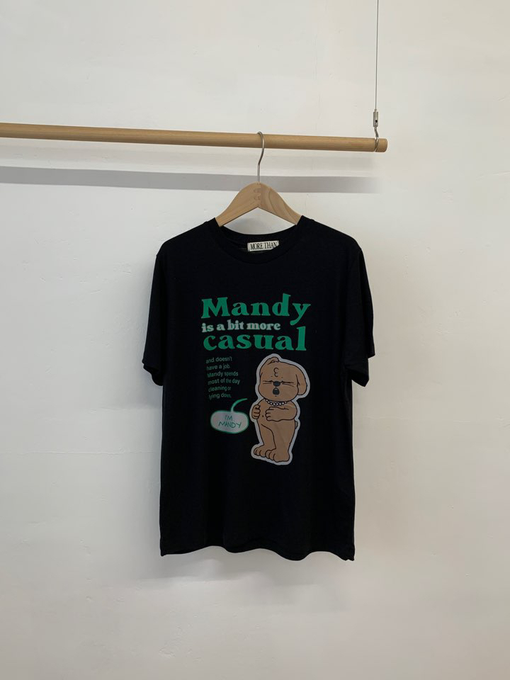 MORE THAN-P韓國直郵㊣女士新品真品時尚人氣25春夏推薦T恤MORE THANT恤圖色3