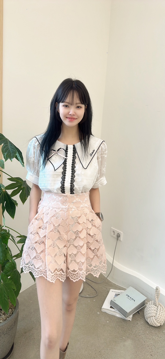 YARD東大門㊣代購女裝新品人氣推薦休閑真品襯衫蕾絲衫刺繡YARD襯衫/蕾絲衫