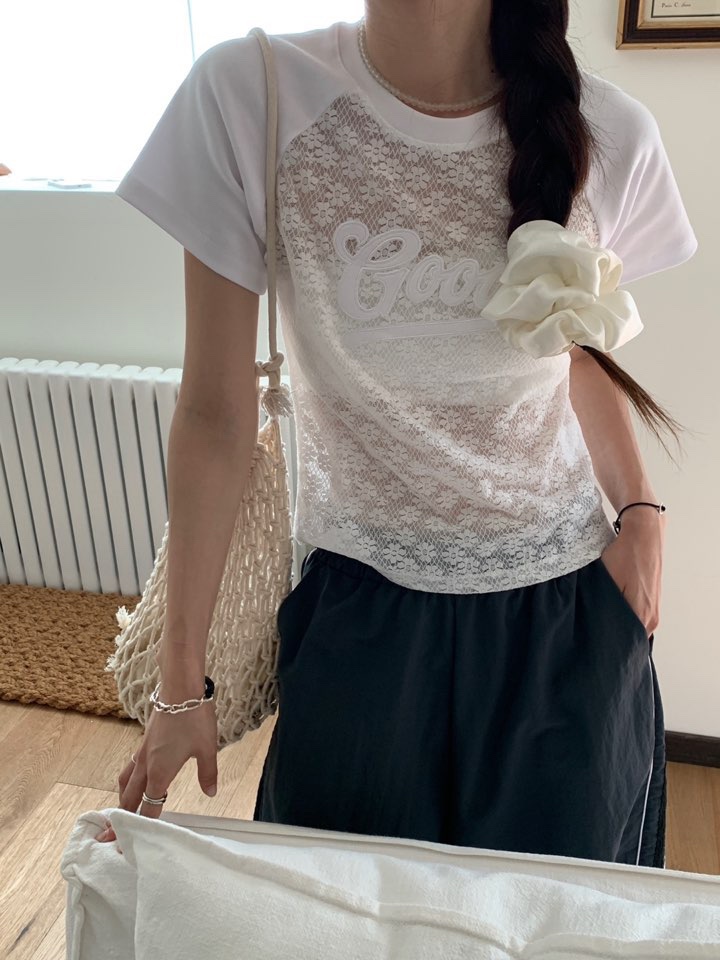 MORE THAN-P韓國代購㊣女裝新款休閑熱賣25春夏人氣推薦T恤MORE THANT恤