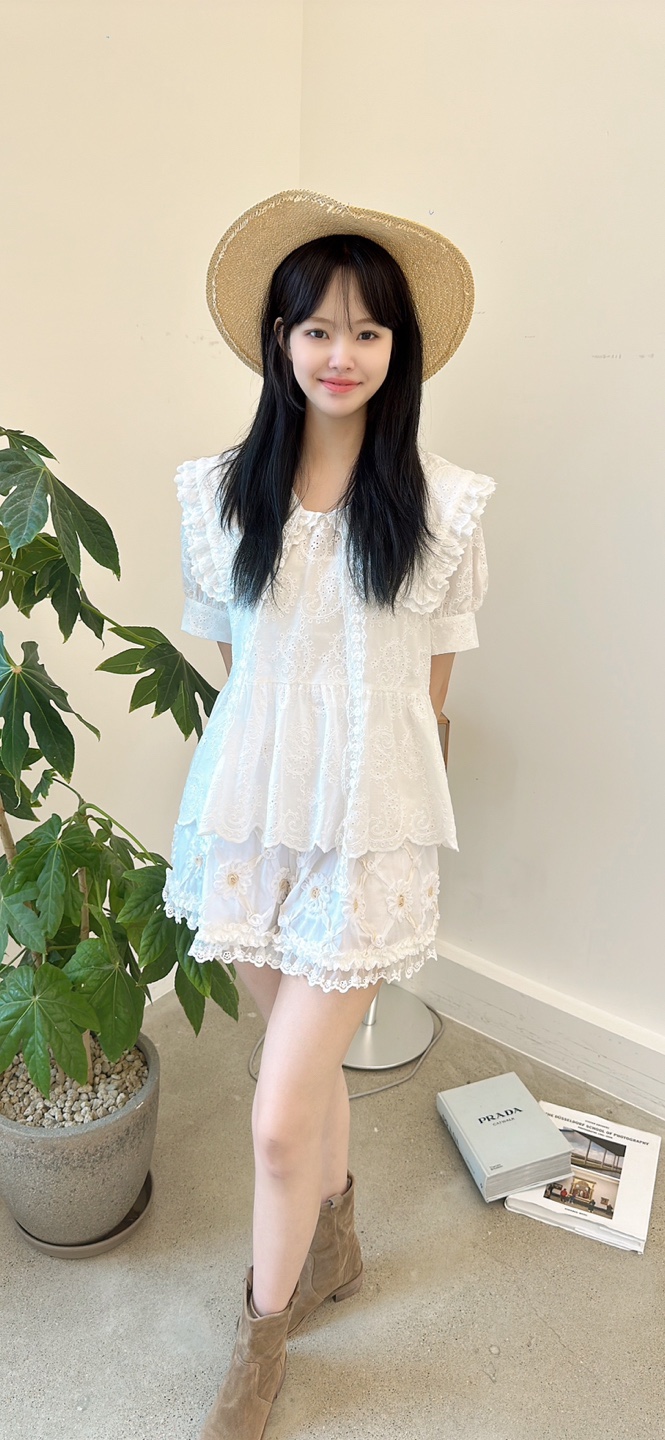 YARD東大門㊣實拍女裝新品時尚真品休閑職業25春夏襯衫蕾絲衫YARD襯衫/蕾絲衫