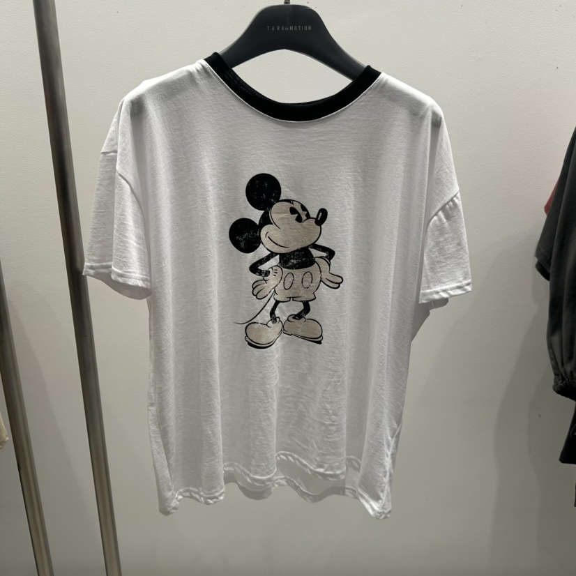TARABY MOTION韓國代購㊣女裝新品時尚真品休閑25春夏熱賣T恤TARABY MOTIONT恤圖色2