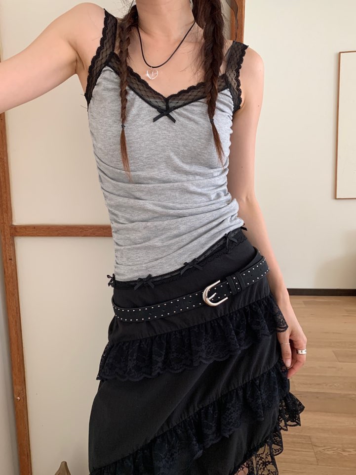 MORE THAN-P東大門㊣實拍女士新品職業休閑推薦人氣吊帶背心MORE THAN吊帶/背心