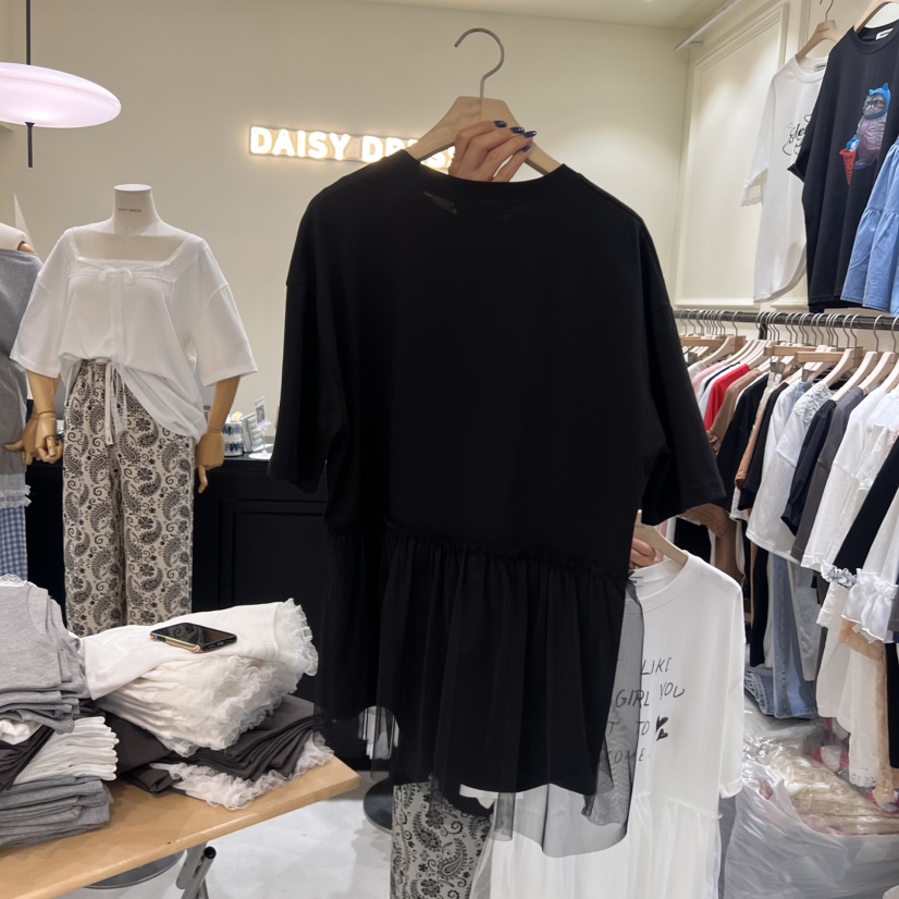 DAISY DRESS韓國直郵㊣女士新品25春夏職業休閑真品時尚T恤DAISY DRESST恤