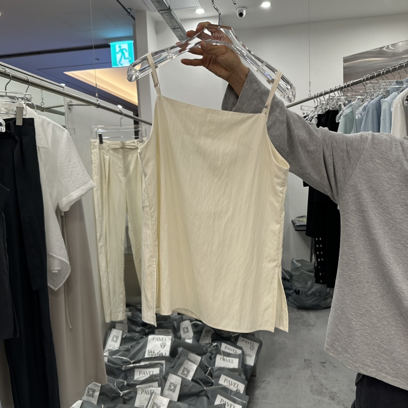 PAVEL韓國代購㊣女裝新品職業熱賣休閑時尚真品推薦吊帶背心PAVEL吊帶/背心