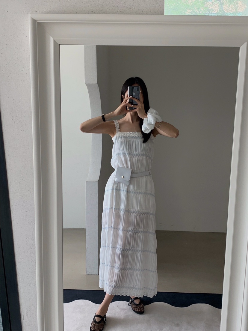 VERANDA韓國直郵㊣女士新款25春夏人氣職業時尚真品休閑連衣裙VERANDA連衣裙