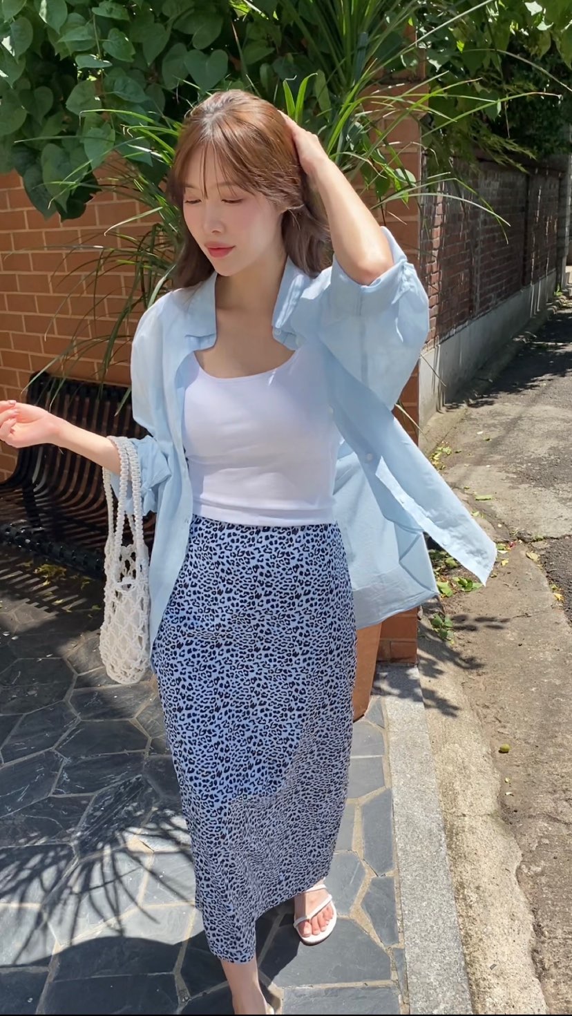 N BROWN韓國代購㊣女士新款時尚真品推薦人氣休閑熱賣長裙N BROWN長裙