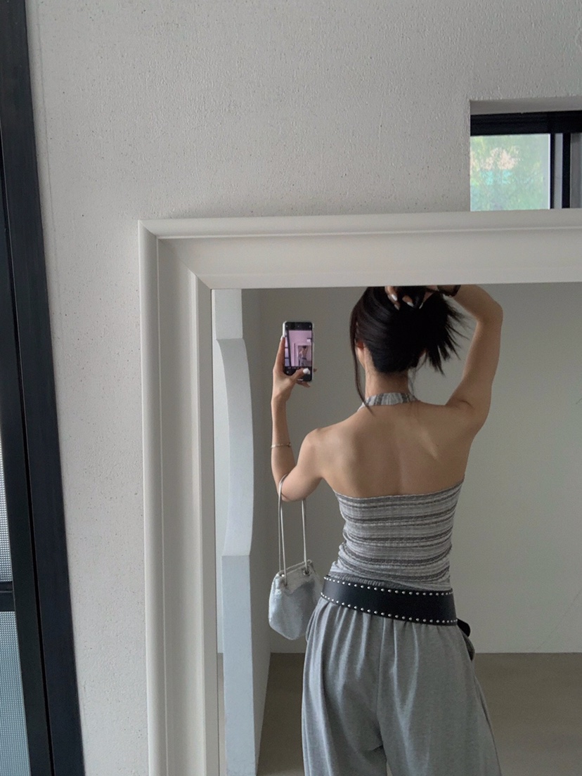 VERANDA韓國代購㊣女士新款職業時尚人氣推薦25春夏吊帶背心VERANDA吊帶/背心