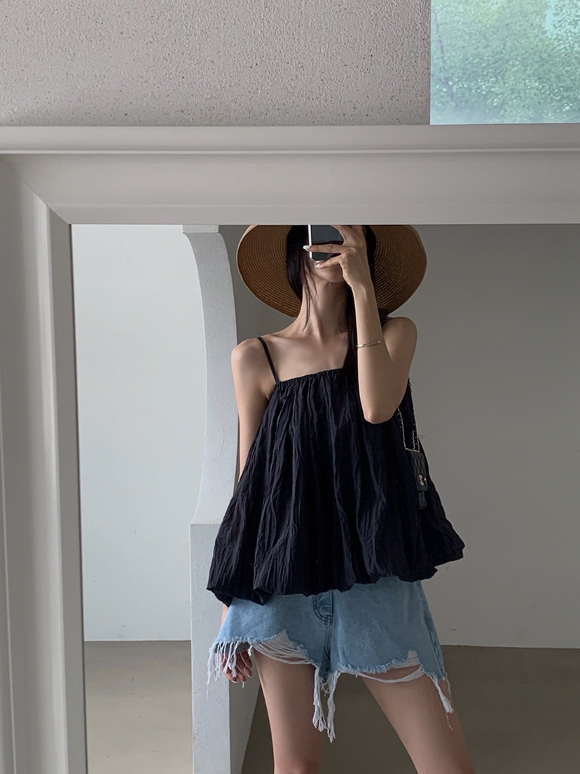 VERANDA東大門㊣代購女士新品熱賣時尚真品人氣25春夏吊帶背心VERANDA吊帶/背心