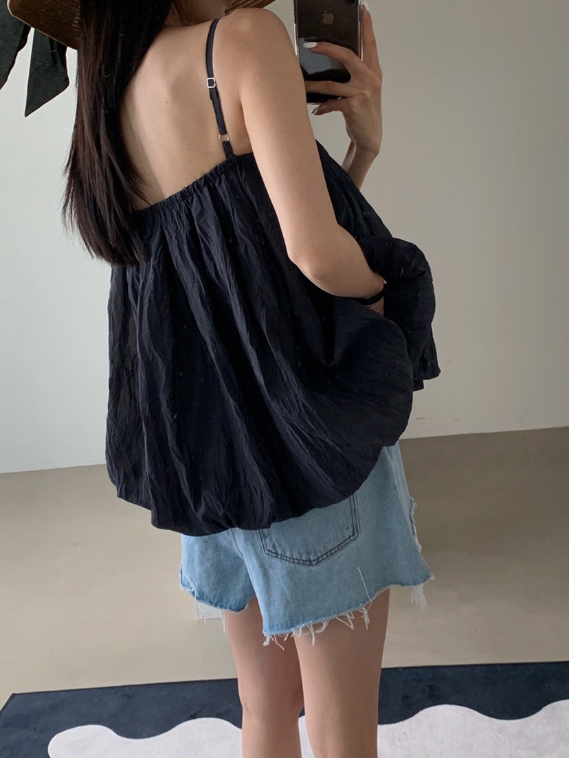 VERANDA東大門㊣代購女士新品熱賣時尚真品人氣25春夏吊帶背心VERANDA吊帶/背心