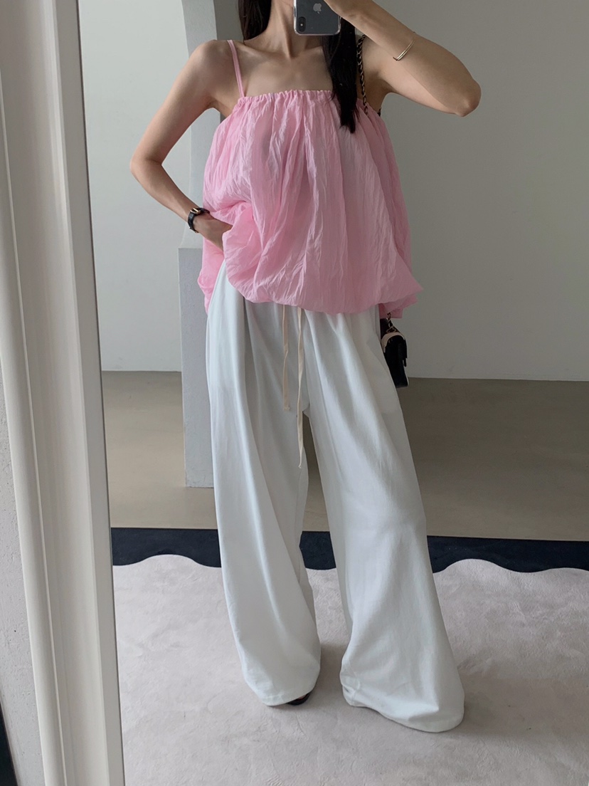 VERANDA東大門㊣代購女士新品熱賣時尚真品人氣25春夏吊帶背心VERANDA吊帶/背心