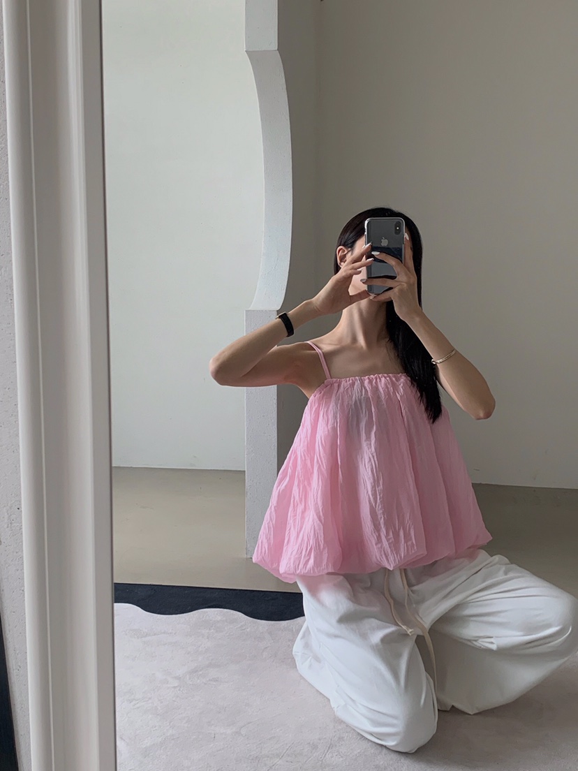 VERANDA東大門㊣代購女士新品熱賣時尚真品人氣25春夏吊帶背心VERANDA吊帶/背心