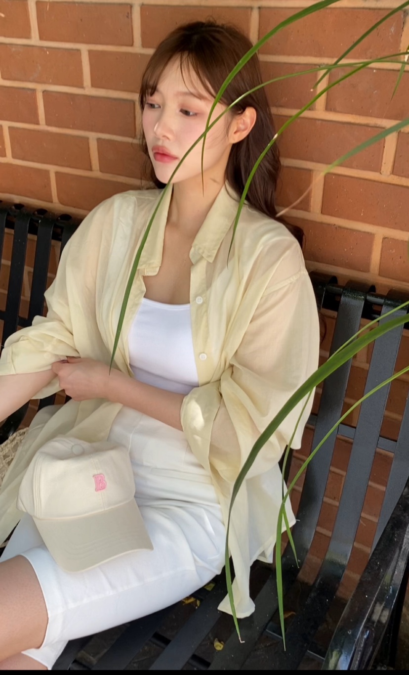 N BROWN韓國代購㊣女士新款熱賣真品人氣休閑25春夏襯衫蕾絲衫N BROWN襯衫/蕾絲衫