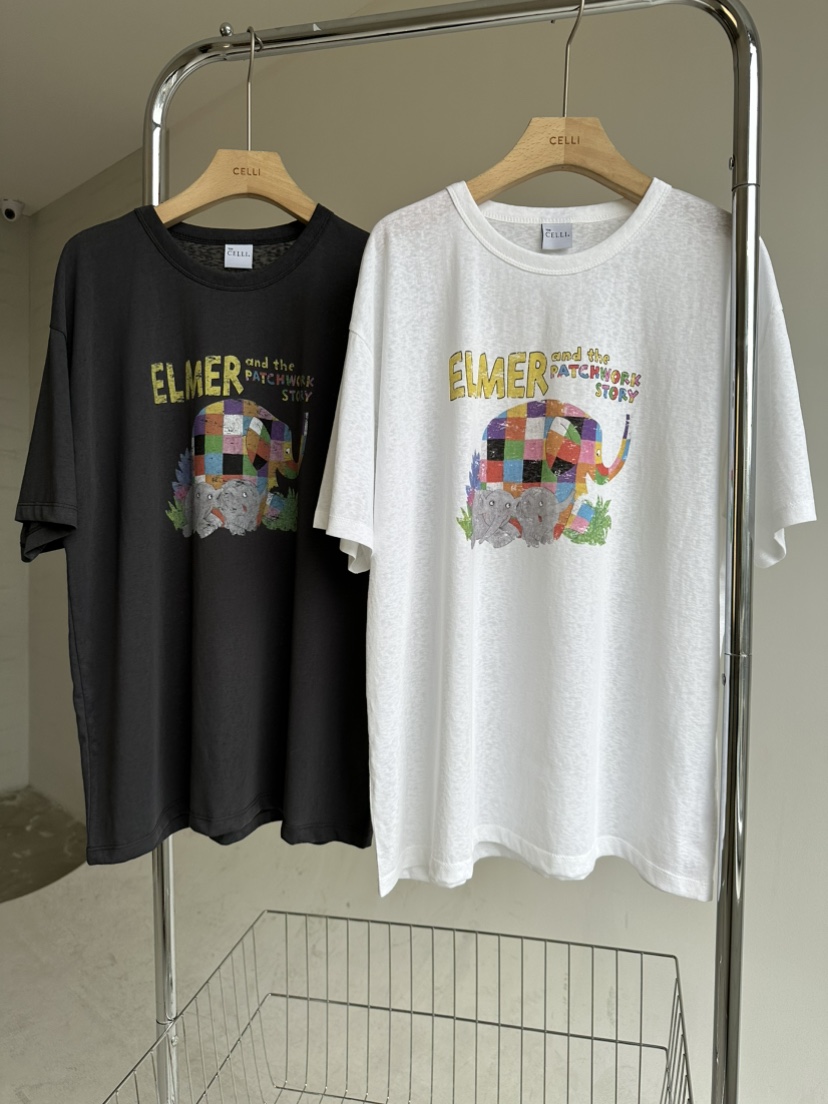 CELLI韓國代購㊣女裝新品人氣推薦熱賣休閑職業25春夏時尚T恤CELLIT恤
