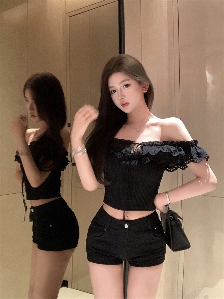 STRAWBERRY韓國直郵㊣女裝新款時尚熱賣推薦真品吊帶背心露肩STRAWBERRY吊帶/背心