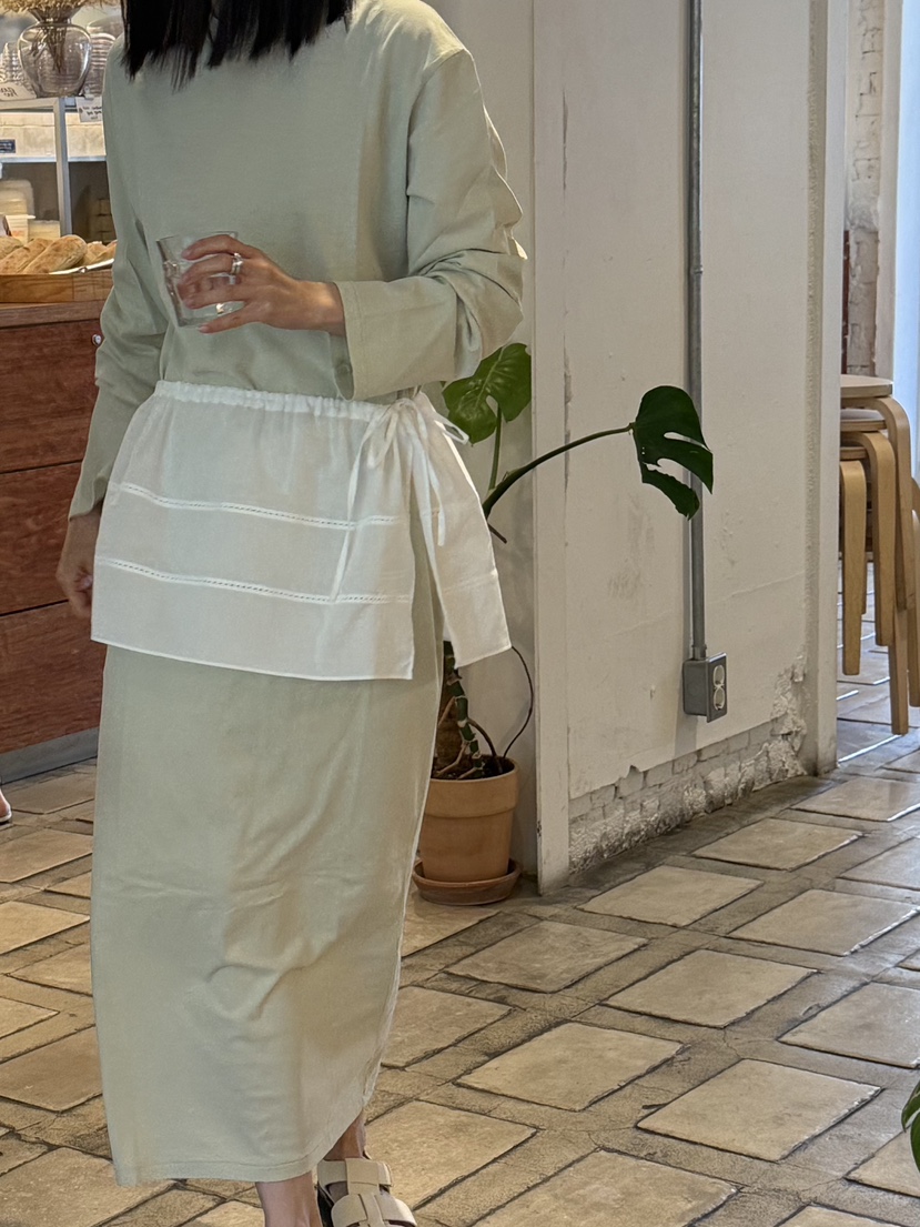 WATER東大門㊣實拍女士新款休閑職業熱賣人氣真品25春夏短裙WATER/RIVER短裙
