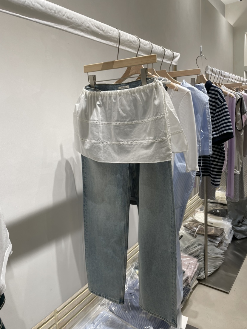 WATER東大門㊣實拍女士新款休閑職業熱賣人氣真品25春夏短裙WATER/RIVER短裙