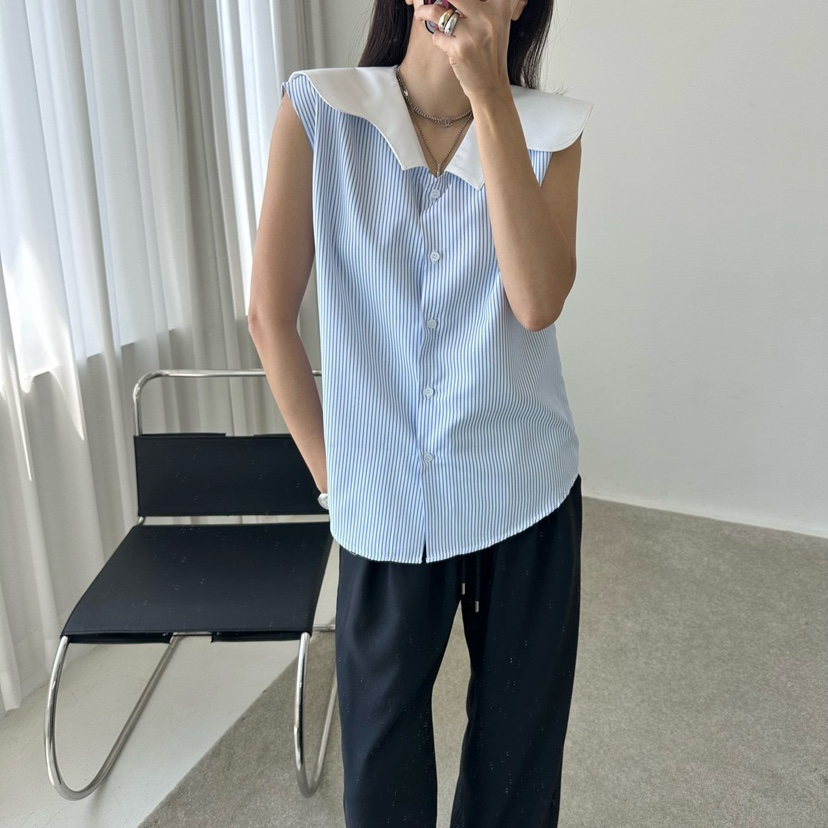 MABEL-Q東大門㊣代購女裝新款休閑推薦人氣職業襯衫蕾絲衫SOUIT by mabel-Q襯衫/蕾絲衫