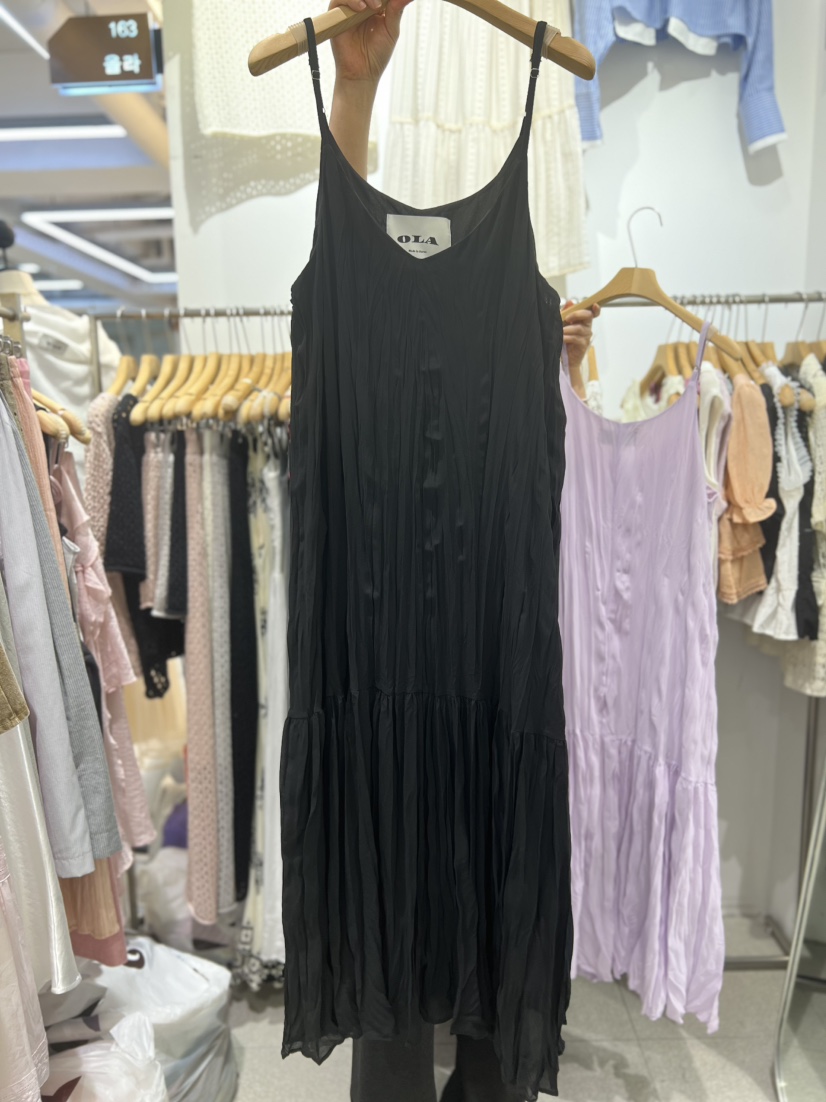 OLA韓國代購㊣女裝新品職業人氣25春夏推薦休閑真品熱賣連衣裙mellor/OLA連衣裙圖色2