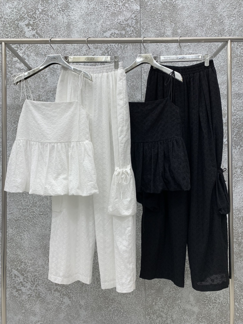 BADCALM東大門㊣代購女裝新品職業推薦休閑時尚套裝刺繡套裝BADCALM套裝