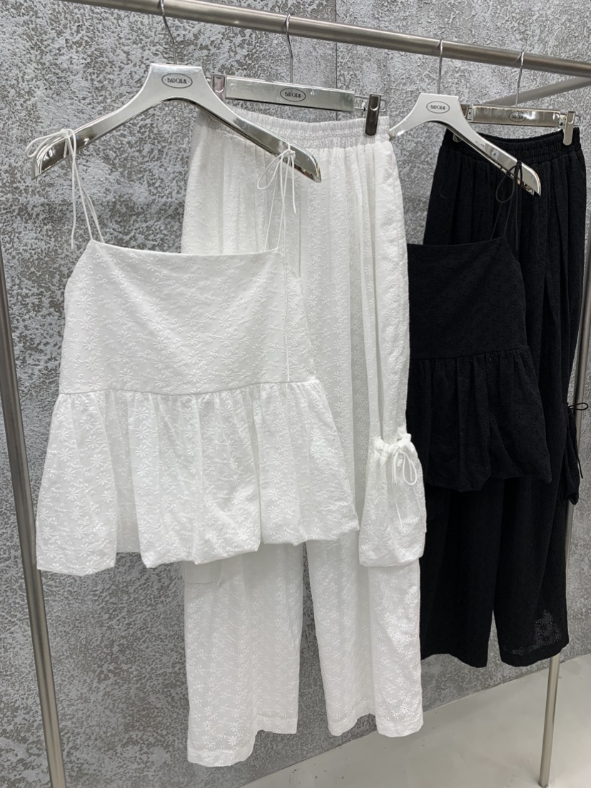 BADCALM東大門㊣代購女裝新品職業推薦休閑時尚套裝刺繡套裝BADCALM套裝
