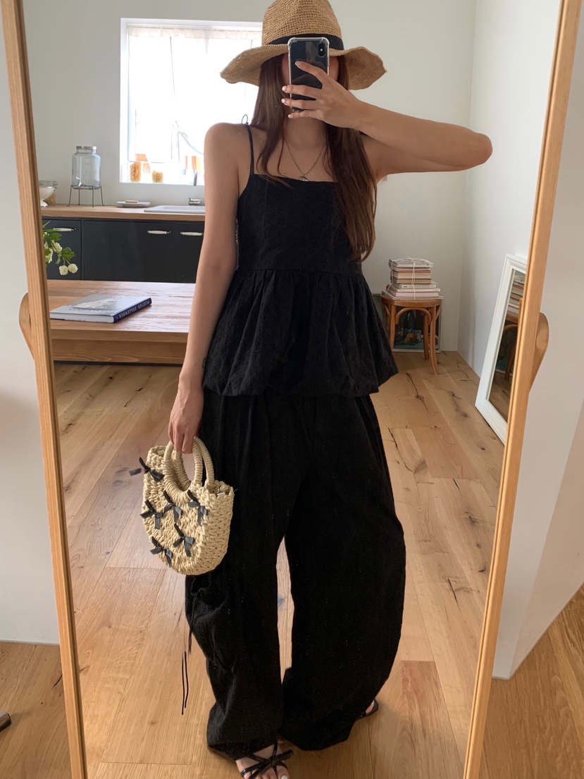 BADCALM東大門㊣代購女裝新品職業推薦休閑時尚套裝刺繡套裝BADCALM套裝圖色2